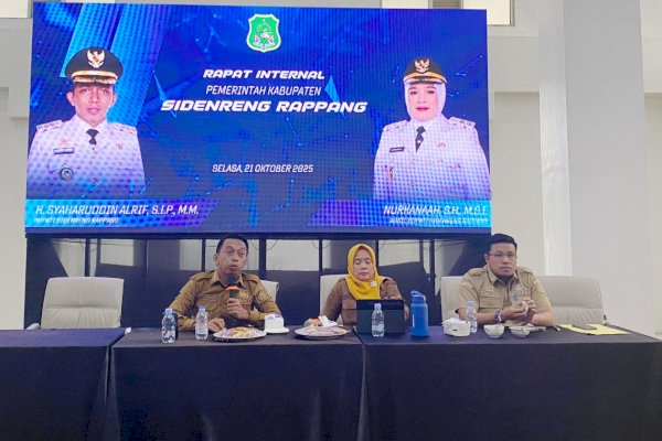 Bupati Sidrap Kumpul Kepala OPD, Tegaskan Efisiensi Anggaran