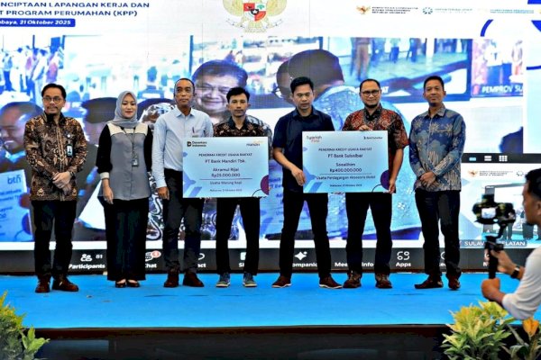 Akad Massal 800 Ribu Debitur KUR, Sulsel Hadirkan Seribu Pelaku UMKM-Disaksikan Menko Perekonomian