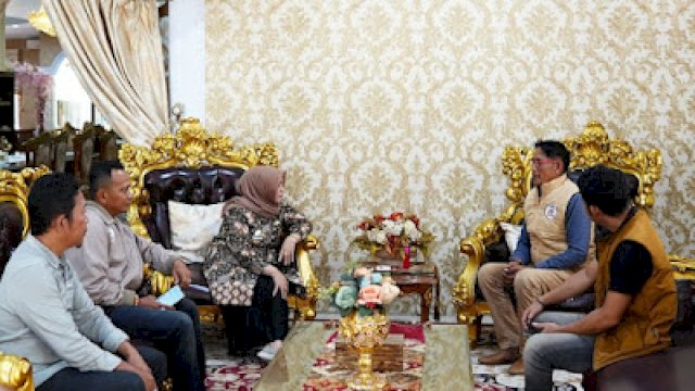 Bupati Sinjai, Hj. Ratnawati Arif menerima kunjungan silaturrahim dari DPD Tani Merdeka.