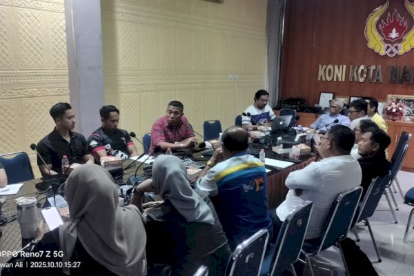 KONI Makassar Gelar Rapat Koordinasi Pengurus Cabor, Bahas Evaluasi-Sinergi Organisasi
