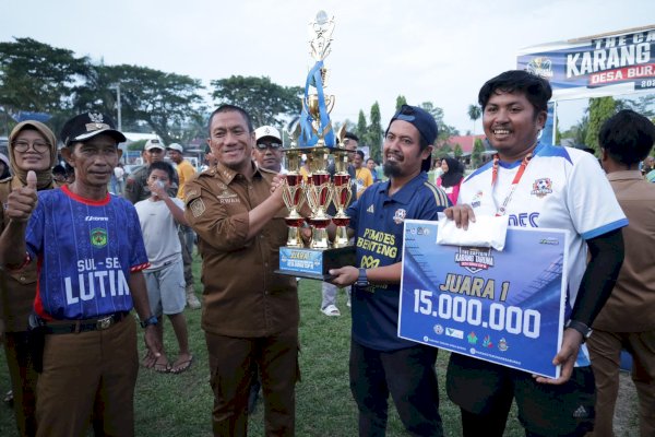Semangat Sportivitas Warnai Final Karang Taruna Cup III Burau, Benteng Utama Raih Juara