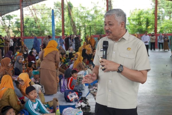 Bupati Irwan Ajak Warga Pinrang Biasakan Anak Gemar Makan Telur untuk Cegah Stunting