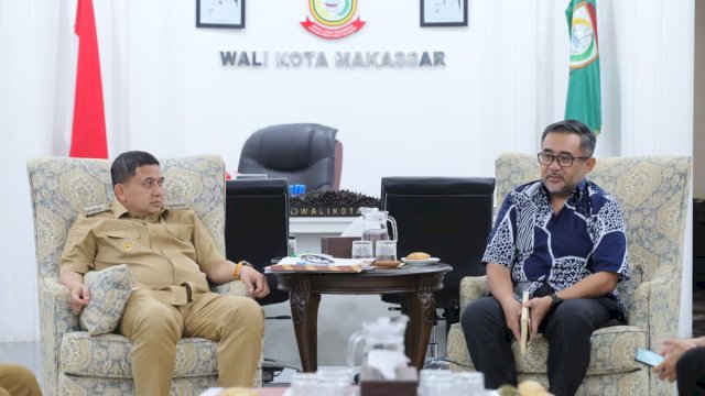 Wali Kota Makassar, Munafri Arifuddin, menerima langsung audiensi dari jajaran Densus 88 Anti Teror di Balai Kota Makassar.