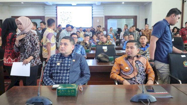 Wali Kota Makassar, Munafri Arifuddin, menghadiri Rapat Koordinasi Pemberantasan Korupsi Pemerintah Daerah Wilayah Sulawesi Selatan Tahun 2025.