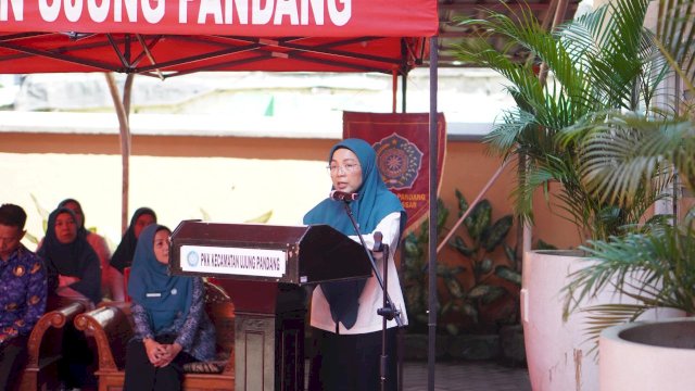 Ketua Tim Penggerak Pemberdayaan dan Kesejahteraan Keluarga (TP PKK) Kota Makassar, Melinda Aksa.