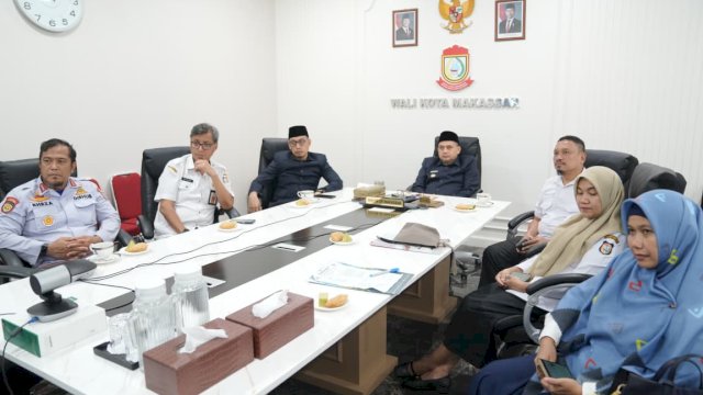 Rapat Koordinasi Urban Farming yang digelar di Kantor Balai Kota Makassar, dipimpin langsung Wali Kota Makassar, Munafri Arifuddin.