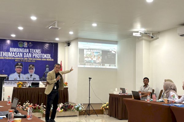 Hari Kedua Bimtek Kehumasan dan Protokol Pemkab Lutim, Peserta Dibekali Ilmu Keprotokoleran