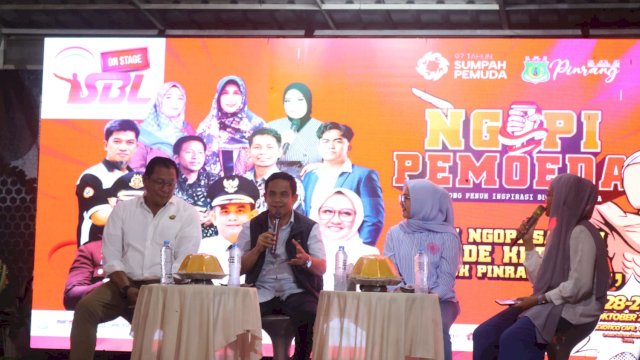 Talkshow bertajuk “Ngopi Pemuda” dalam rangka memperingati Hari Sumpah Pemuda ke-97 tahun 2025.