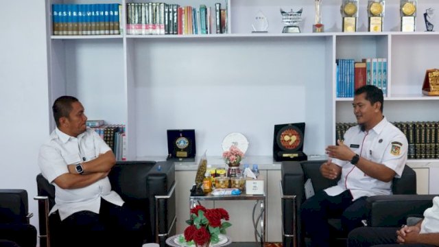 Bupati Luwu Timur, Irwan Bachri Syam menerima kunjungan jajaran dari Kementerian Dalam Negeri (Kemendagri).