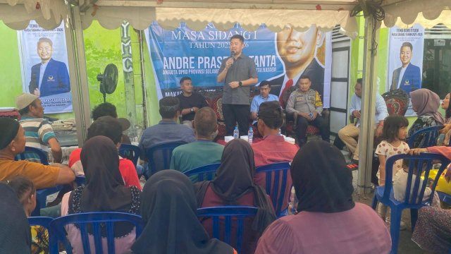 Ketua Komisi C DPRD Provinsi Sulawesi Selatan dari Fraksi NasDem, Andre Prasetyo Tanta (APT).