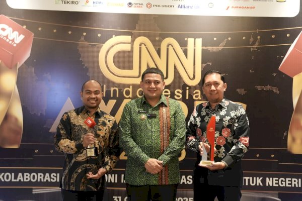 Makassar Toreh Prestasi Nasional, Munafri Dianugerahi Penghargaan Nasional