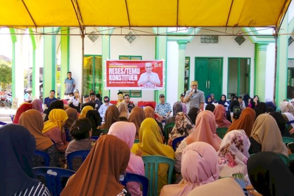 Ketua Fraksi Gerindra DPRD Pangkep Lutfi Hanafi Reses di Kampung Bontojai