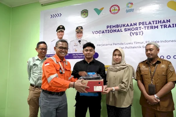 Dorong Daya Saing Tenaga Kerja Lokal, PT Vale Bersama Pemkab Lutim dan Poliwako Gelar Pelatihan Vokasi