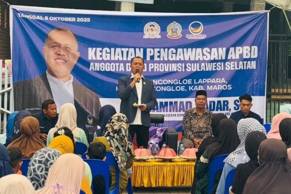 Muhammad Sadar Pengawasan APBD di Moncongloe, Ibu-Ibu Minta Fasilitas Olahraga dan Perbaikan Jalan