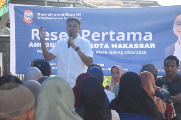Reses DPRD Makassar, Andi Odhika Dorong Pemerataan Bansos dan Perbaikan Drainase