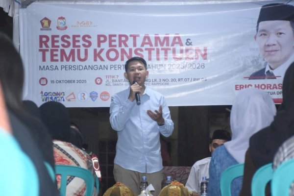 Reses di Rappocini, Eric Horas Janji Kawal Pemerataan Bantuan Sosial dan Keamanan Warga