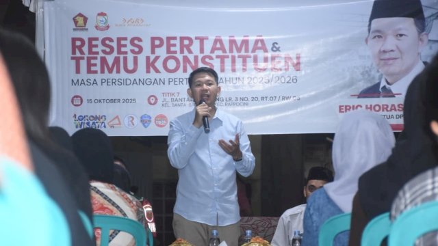 Wakil Ketua DPRD Makassar, Eric Horas.