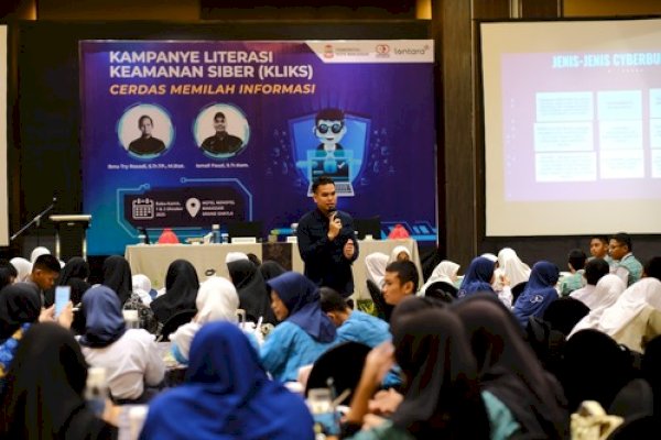 Diskominfo Makassar Gelar Kampanye Literasi Keamanan Siber untuk Pelajar SMP