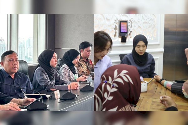 Kampanye Kesehatan BLOSSOM Warnai Gedung DPR RI, Pegawai Antusias Periksa Gula Darah