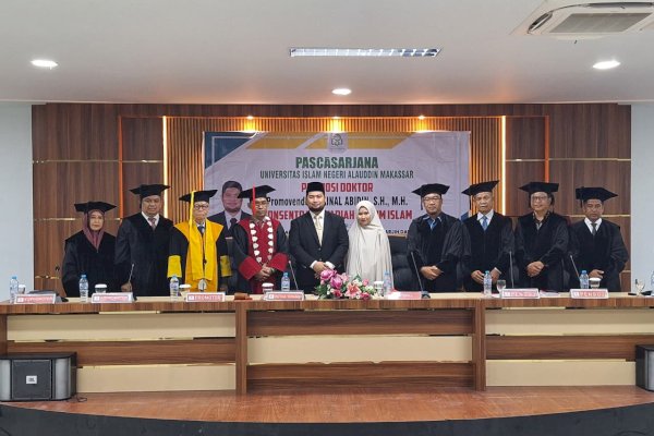 Selamat! Dr. Zainal Abidin, SH, MH, Resmi Raih Gelar Doktor Syariah Hukum Islam di UIN Alauddin Makassar