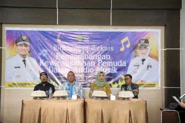 ‎Asisten II Lutim Buka Bimtek Pengembangan Kewirausahaan Bidang Audio Musik