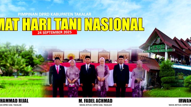 DPRD Takalar Ucapkan Selamat Hari Tani Nasional 2025
