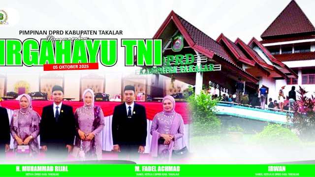 DPRD Takalar Ucapkan Selamat HUT TNI ke-80