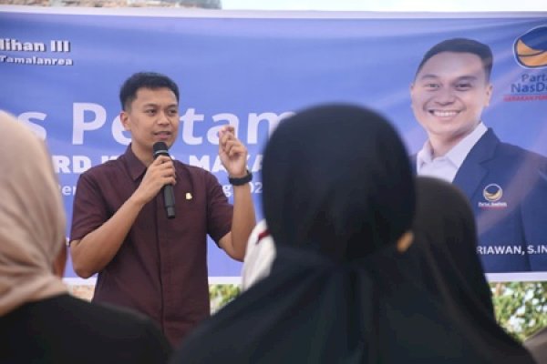 Anggota DPRD Makassar Andi Odhika Cakra Serap Aspirasi Warga Kelurahan Bira