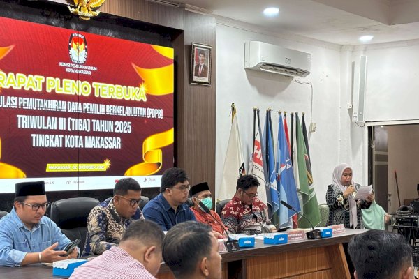 KPU Makassar Tetapkan Jumlah Pemilih 1.070.078 Juta