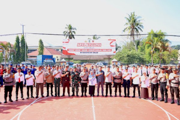 Hadiri Apel Kesiapsiagaan, Bupati Sinjai Tegaskan Pentingnya Sinergi Tangani Bencana