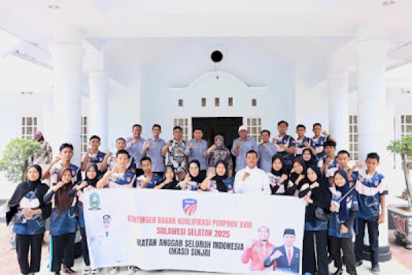 Bupati Sinjai Lepas Atlet Anggar Jelang Pertandingan PRA-PORPROV