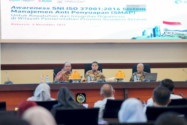 Gandeng BSN, Pemprov Sulsel Terapkan SNI ISO 37001 untuk Cegah Penyuapan