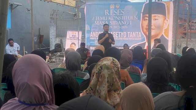 Anggota DPRD Provinsi Sulawesi Selatan, Andre Prasetyo Tanta (APT), kembali melaksanakan kegiatan reses masa sidang pertama tahun 2025/2026.