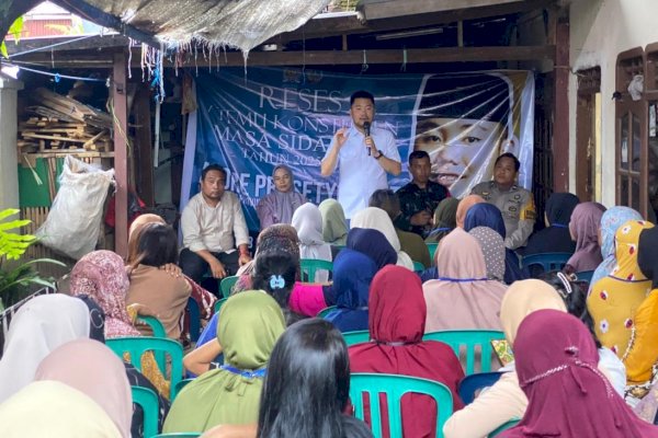 Andre Tanta Tutup Reses diBallaparang, Terima Aspirasi Warga soal Perbaikan Drainase