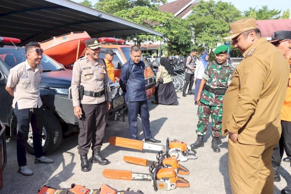 Pemkab Maros Gelar Apel Siaga Bencana Bersama TNI-Polri
