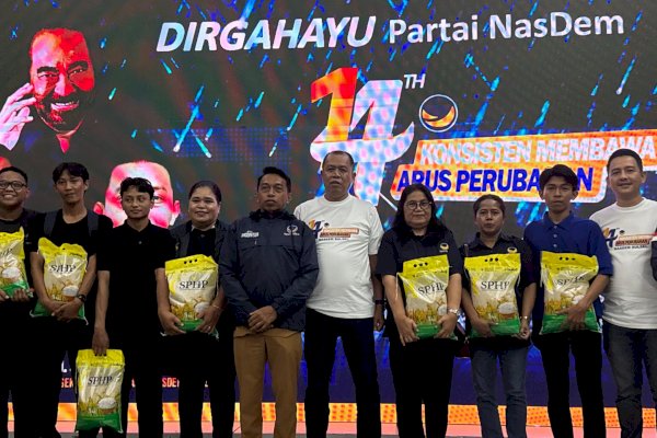 Moment Hut ke-14 NasDem, Syaharuddin Alrif Tegaskan Konsistensi-Target Pertahankan Kemenangan di Sulsel