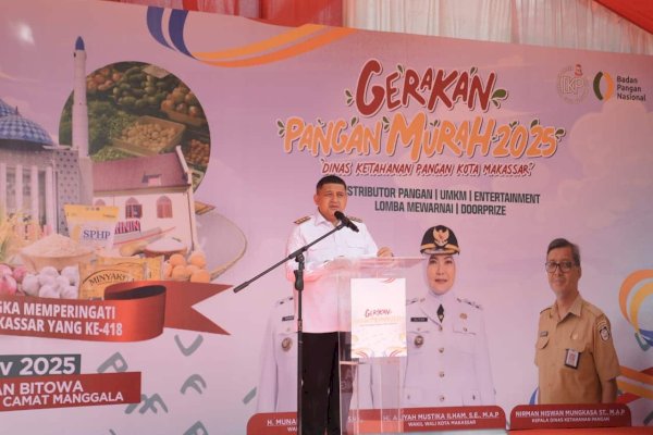 Wali Kota Munafri Dorong Gerakan Pangan Murah Jadi Program Rutin Pemkot Makassar