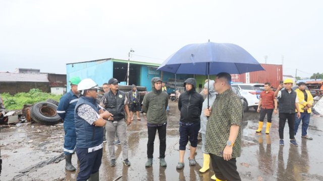 Wali Kota, Makassar Munafri Arifuddin, menyambangi Tempat Pembuangan Akhir (TPA) Antang di Kecamatan Manggala.