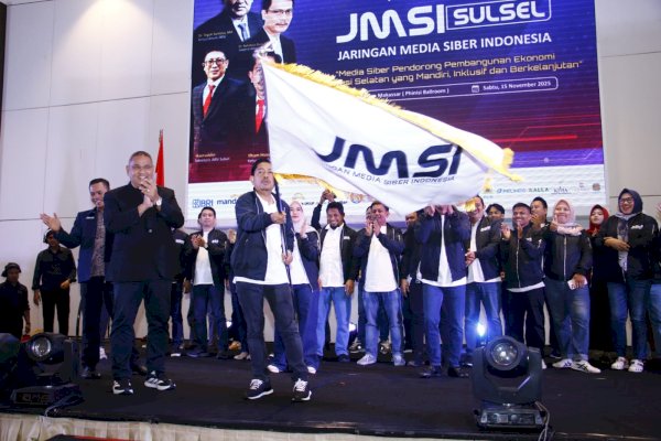 JMSI Sulsel 2025-2030 Resmi Dilantik, Teguh Santosa Tekankan Profesionalisme Media