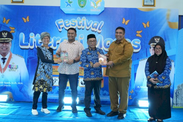 Pemkab Maros Gelar Festival Literasi 2025, Indeks Gemar Membaca Capai 90,94 Persen