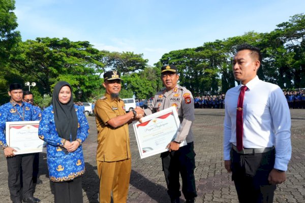 Gubernur Sulsel Beri Penghargaan 7 Anggota Polri atas Keberhasilan Ungkap Kasus Penculikan Bilqis