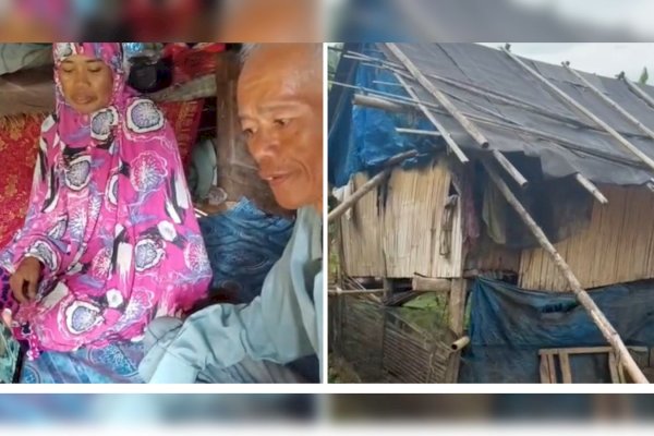 Dari Media Sosial ke Aksi Nyata, Rusdi Masse Bangunkan Rumah untuk Keluarga di Gubuk Reyot di Sidrap