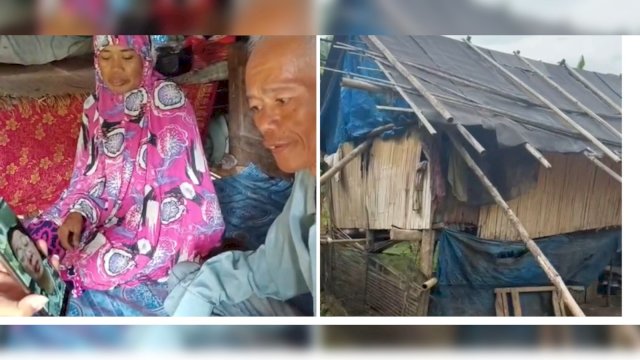 Ketua DPW NasDem Sulsel, Rusdi Masse turunkan tim bantu keluarga di Sidrap yang terpaksa hidup di gubuk panggung, tanpa penerangan listrik.