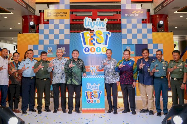 Bank Mandiri Resmi Buka Livin’ Fest 2025 di Makassar, Sinergikan UMKM dan Industri Kreatif