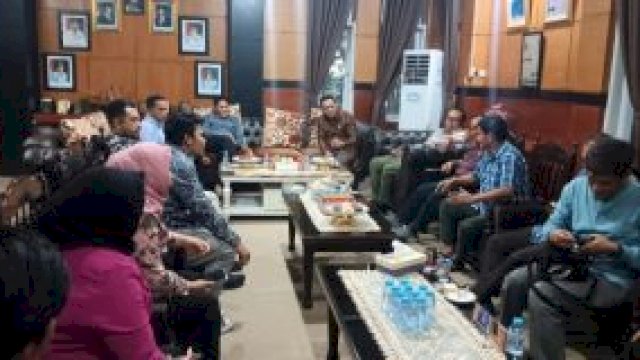 Ketua DPRD Luwu Utara Husain Terima Kunker DPRD Parigi Moutong, Bahas Penanganan Banjir