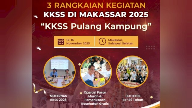 Mukernas KKSS digelar di kampung halaman sendiri, Makassar, setelah sebelumnya selalu berlangsung di Jakarta.
