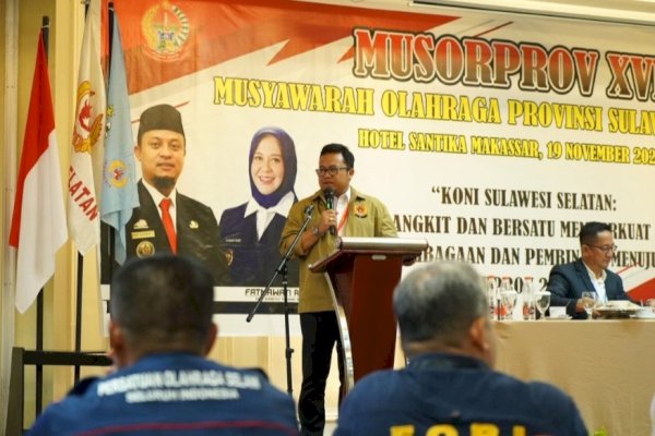 Darmawangsyah Muin Resmi Pimpin KONI Sulsel, Usung Misi Bangkitkan Prestasi Menuju PON 2028