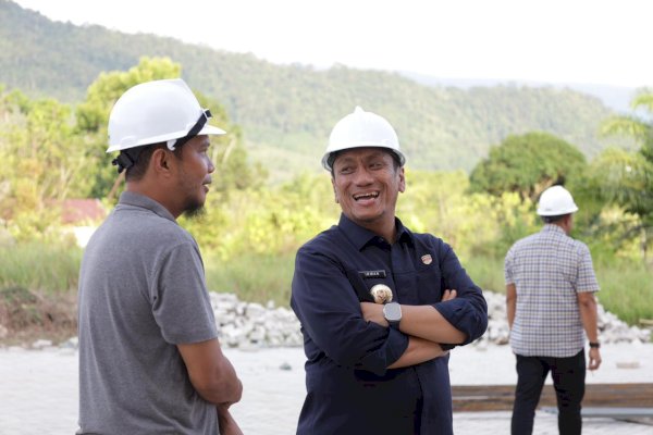 Bupati Irwan Tinjau Progres Pembangunan RS Gigi dan Mulut di Atue