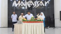 Usai Upacara HUT Kota ke-418, Wali Kota Makassar dan Kepala SKPD Syukuran Santai Potong Tumpeng di Rujab