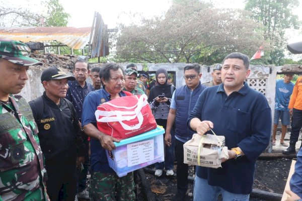 Wali Kota Munafri Bawa Langsung Bantuan ke Lokasi Kebakaran Tallo &#038; Temui Warga
